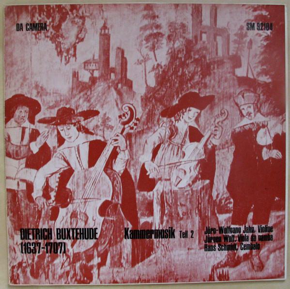 LP Record DIETERICH BUXTEHUDE , JÖRG-WOLFGANG - Kammermusik Teil 2  SM92104 Da Camera Magna Germany Classical Used