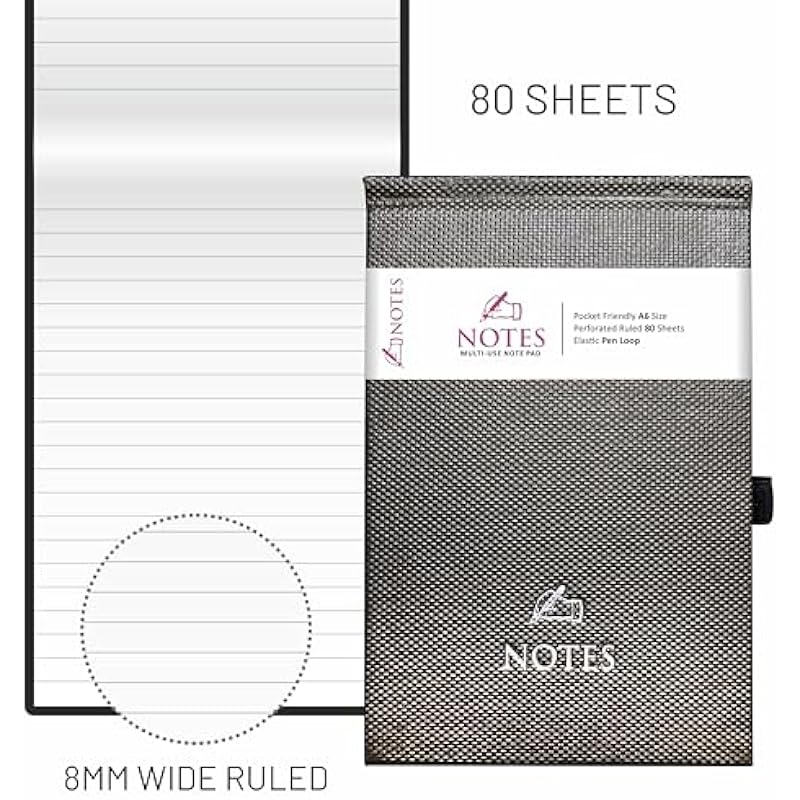 

Anupam Note Pad - A6- Hardbound -160 Pages - 80Gsm Natural Shade Paper - Pocket Friendly Notebook With Bookmark And Elas Pack of 1