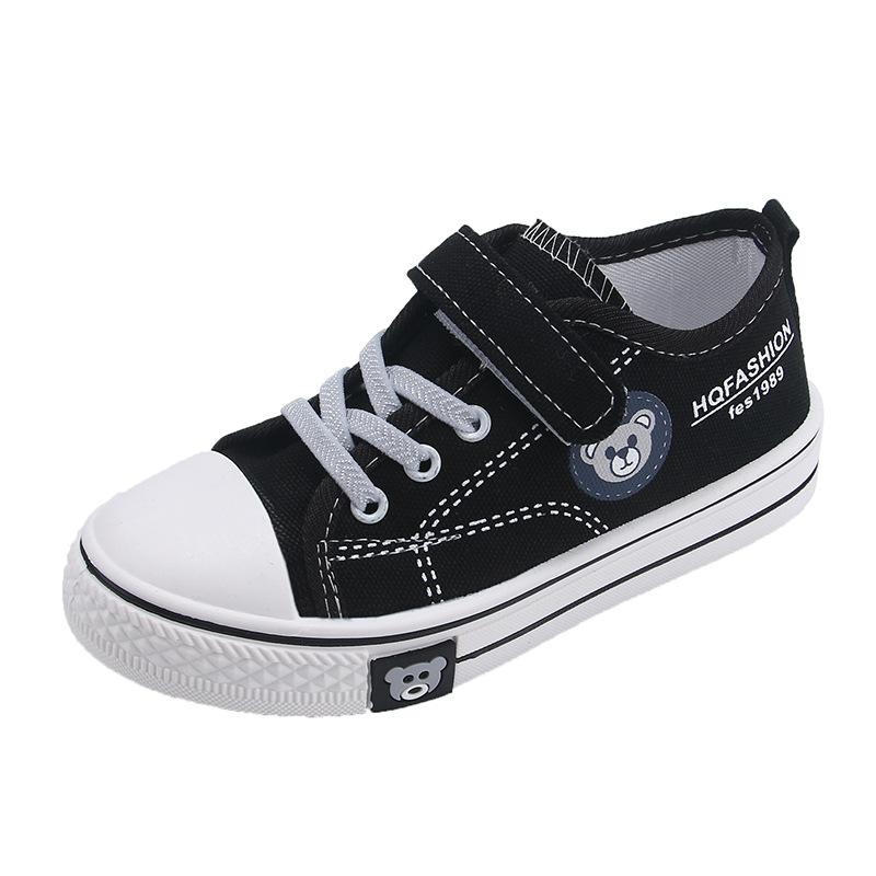Children's canvas shoes, new spring collection, boys' and girls' running shoes, soft-soled, versatile, and popular among children