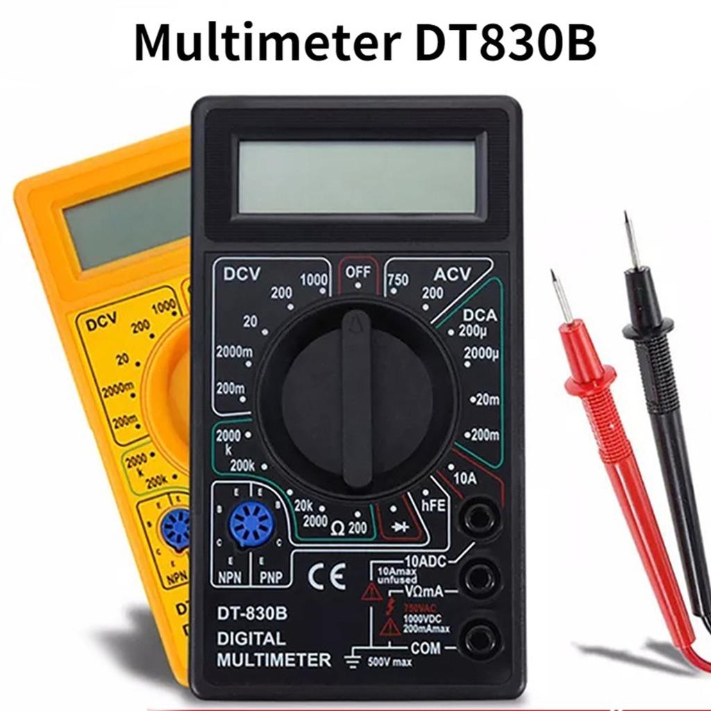 DT830G Digital Multimeter High Precision Portable Voltmeter Ohmmeter Tester