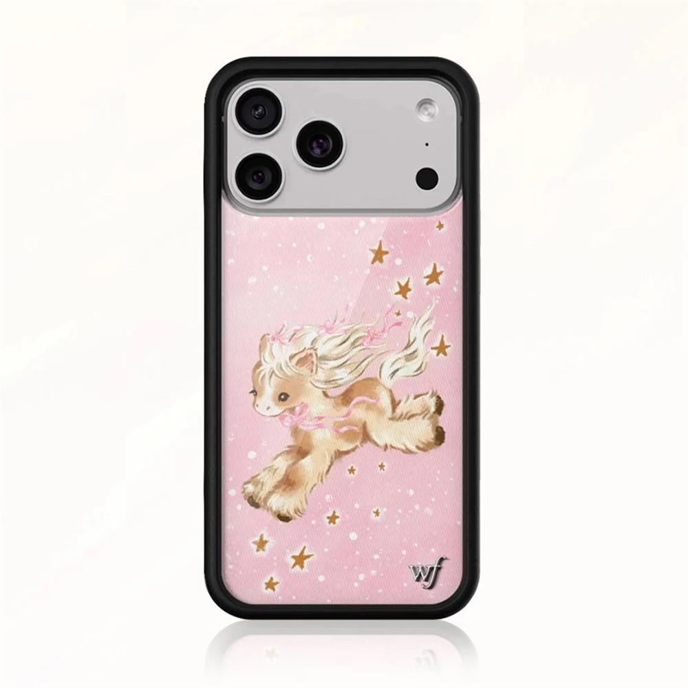 

2026 Новий чохол для телефону Wildflower Star Pony для iPhone 17 Pro Max 16 Plus 17 Air 12 13 14 15 16 Чохол 3D WF Мультяшні горошки Cove For iPhone 17 Promax