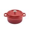Zhang Xiao Quan Crimson Red Cast Iron Enamel Pot