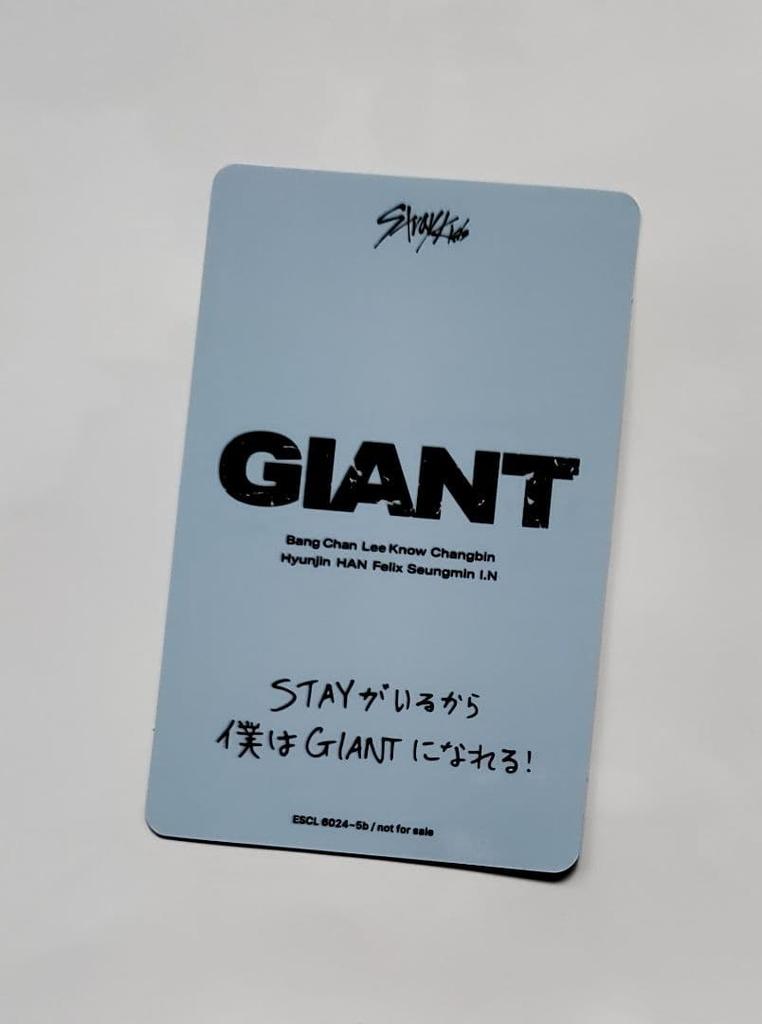 [USED] StrayKids Felix Giant Trading Card