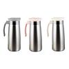 Stainless Steel Water Jug with Handle Mix Drinks Juice Jar Teapot Iced Beverage Dispenser for BBQ Home Summer Restaurant Kitchen