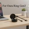 Charging Case Portable Compact Charging Box with USB-C Cable Compatible for Oura Ring Gen3