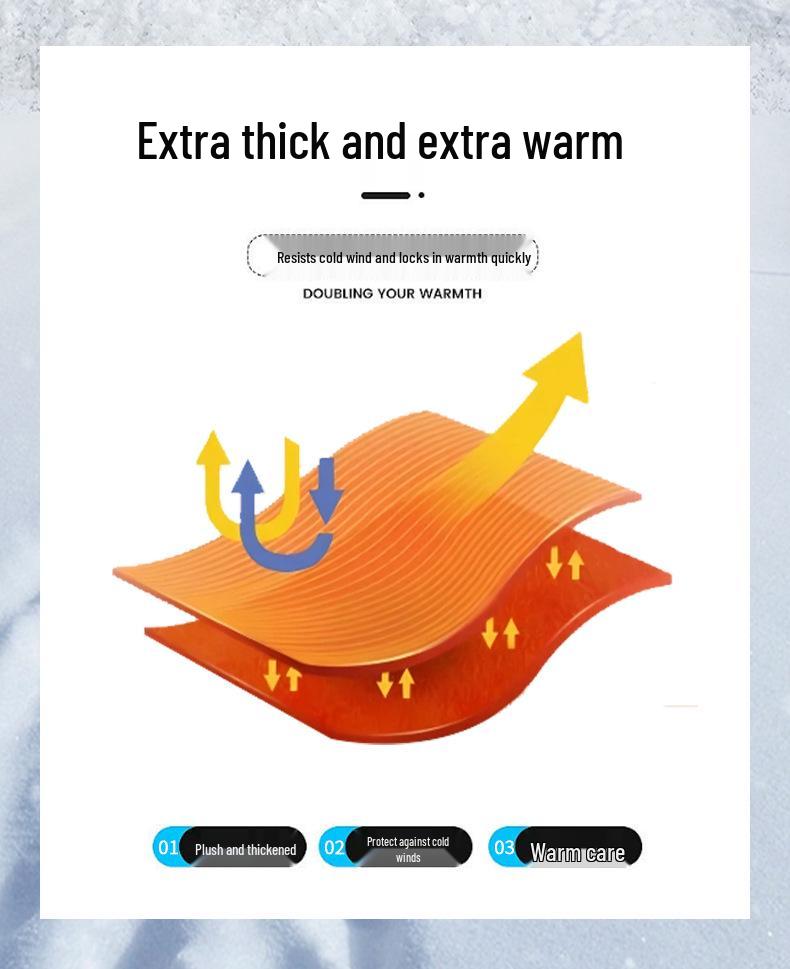 Men's Fleece-Lined Camouflage Pants: Thick Straight-Leg, Versatile, Wear-Resistant, and Loose-Fit Casual Workwear.