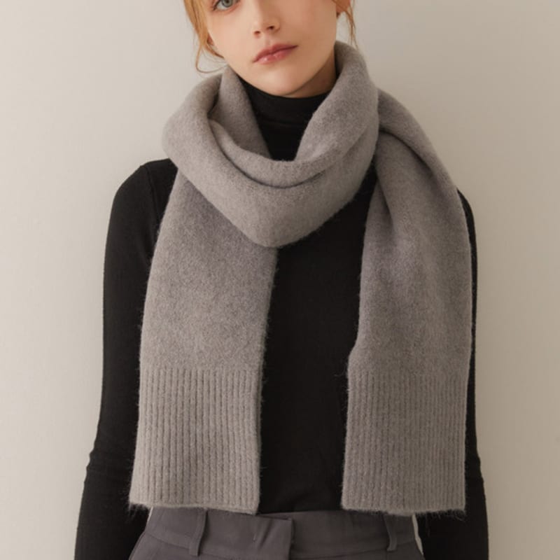 J.LARUEN Basic Knit Muffler (15 Colors)