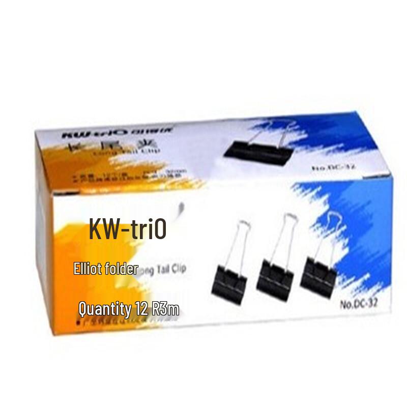 KEDDY 32mm Black Metal Binder Clips