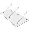Canopy Glass Canopy Door Canopy Tempered Glass (ESG) Stainless Steel Clear Glass 200x90cm