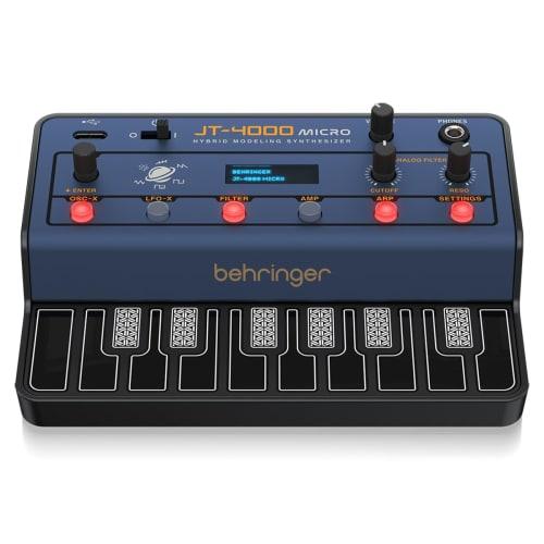 Behringer JT-4000 MICRO Compact Hybrid Synthesizer with SuperSAW Waveform Modeling, Arpeggiator, 32 Presets, USB Type-C Power Supply