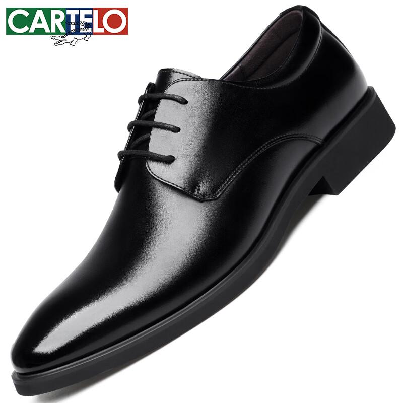 CARTELO Men s Classic Business Dress Derby Shoes 40