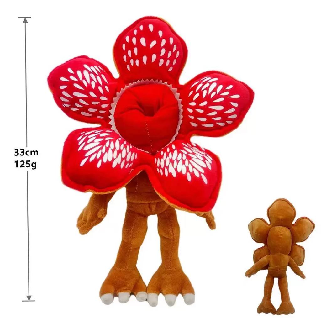 Cartoon Anime Plush Dolls Eleven Mike Demogorgon Stuffed Toy Man-Eating Flower Gift For Friends And Anime Lovers Halloween Decor