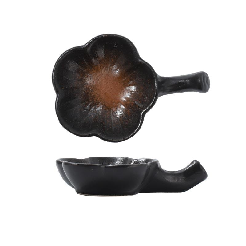 Kreatives Saucenschälchen Haushalt Keramik Dippschälchen Japanisches Geschirr Saucenschälchen Essigschälchen Gewürzschälchen Niedliches Saucenschälchen