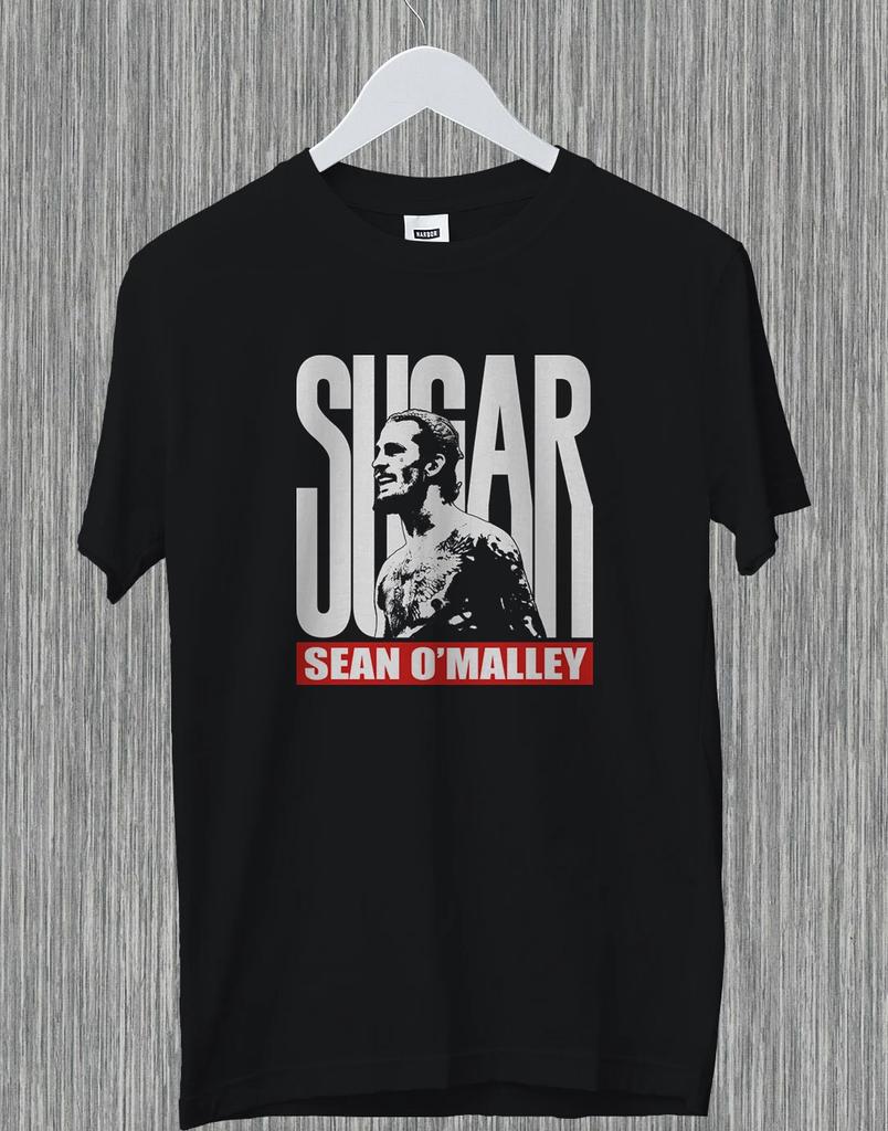 Sean Sugar O'Malley Silhouette Mixed Martial Arts MMA Fighter Funny Gift 100% Cotton T-shirt Mens Tees Top