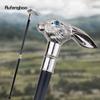 White Rabbit Long Ear Gentleman Walking Cane Fashion Walking Stick Gentleman Crosier Knob Walking Stick 93cm