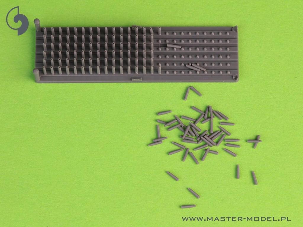 Master Model WW2 American Browning M2HB Caliber Machine Gun Ammunition Belt Links and Empty Cartridges 150 Pieces Plastic Model 1/35 .50 (12.7mm) Set,