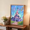 Diamond Mosaic Colorful Diamond Painting Beautiful Castle Full Round Embroidery Cartoon Creative Hobbies Wall Decor