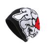 Unisex Jacquard Knit Beanie Letter Design Men Keep Warm Winter Hat Trendy Skull Cap for Women Soft Stretch Cold Weather Hat