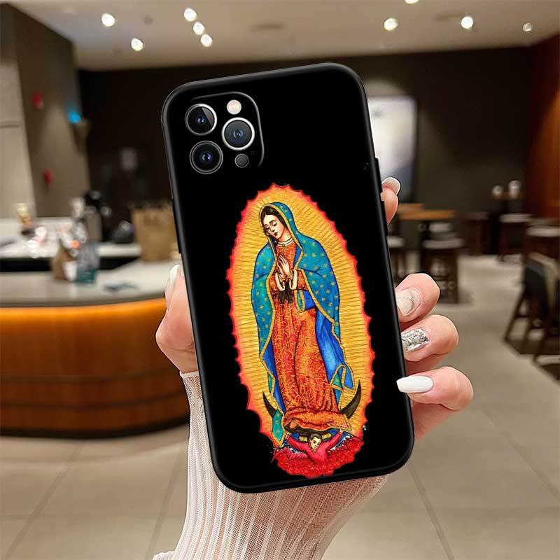 Virgen Maria Case for Samsung M55 M35 M15 A02 A05S A05 A06 A15 A12 A13 A10 A16 A20 A22 A24 A25 A30 A31 A32 A33 A35 A42 A50