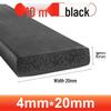 Striscia Sigillante in Schiuma di Gomma EPDM: Durevole, Resistente all'Usura per Scatole Elettriche e Porte di Armadi