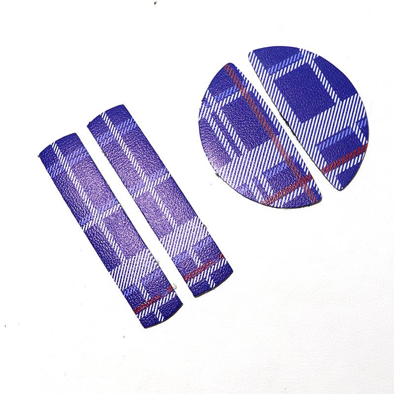 

Внутрішнє оздоблення автомобіля Аксесуари Передня задня дверна ручка Наклейка для Mini Cooper F56 F55 F54 F60 R55 R56 R57 R58 R59 R60 4PCS Style D R60 синій