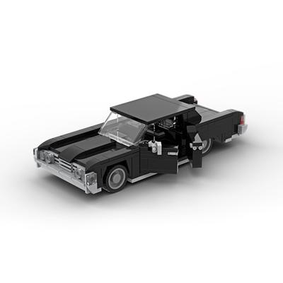 Bloques de construcción de ensamblaje de partículas pequeñas MOC-157277 307 piezas juguete de construcción coche vehículo modelo de coche viejo gif