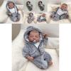 Reborn Baby Doll 49cm Silicone Realistic Infant With Soft Body For Collectors And Gift Use