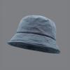 Washed Solid-color Fisherman's Hat, Unisex, Hip-hop Style, Sun Hat