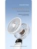Custom Mini Handheld Fan: Portable, Foldable, USB Rechargeable with Digital Display