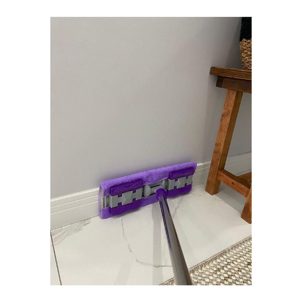 (su 1 atsargine šluoste kaip dovana) Grindų šluota Plytelių Sienų Paviršiaus Valymas Mikropluošto Šluota Su Fiksatoriumi