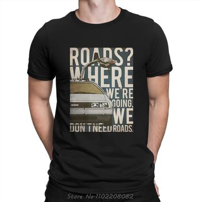 Back To The Future Men T-shirt Back To The Future Crazy Tees Short Sleeve O-neck T Shirt Cotton Tops Fashion Casual Tshirt