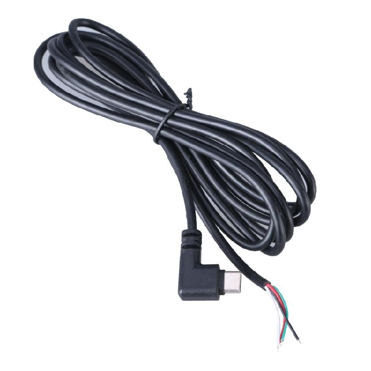 USB C Male To 4Pin Power Extension Cable Type C Open End Pigtail Cord 5V 3A for USB C Equipment LED Light Router Repair