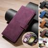 Wallet Skin-friendly Card Slot Stand Magnetic Flip Leather Case For Samsung Galaxy S26 Ultra S25 Plus S24 FE A17 A36 A56 Cover