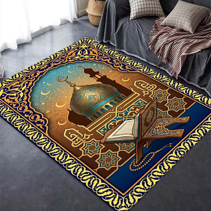 2025 New Muslim Carpet Rug for Living Room Bedroom Home Sofa Decoration,Kids play Non-slip Floor Mat129
