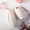Nordic Ceramic Plain Fired Minimalist Vase, Home Dining Table Living Room Bedroom, Office, Tabletop Decoration, Flower Ware, 1Pc