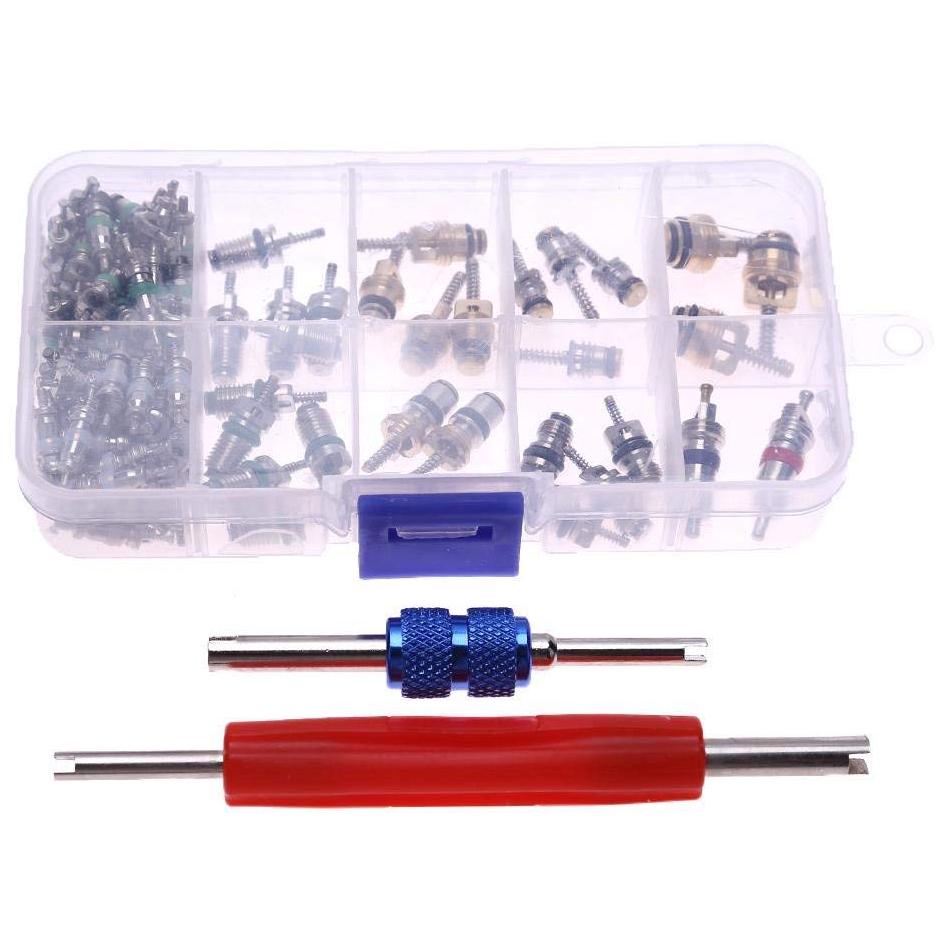 YouN 242pcs//set Car A//C Air Conditioning R134a Valve Cores Remover Tool Kit