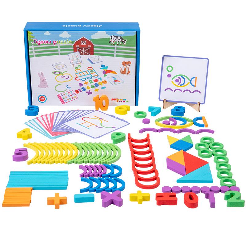 Kids' Creative Tangram Puzzle: Educational Logic and Building Blocks for Early Learning