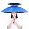 Fishing Hats Double Fishing Umbrella for Sunny and Rainy
