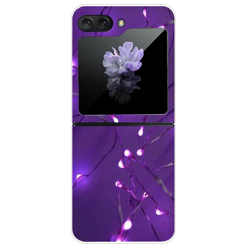 For Samsung Z Flip7 Hard Case ZFlip7 5G Transparent PC Phone Cases For Galaxy Z Flip 7 Fashion Cartoon Clear Protective Fundas