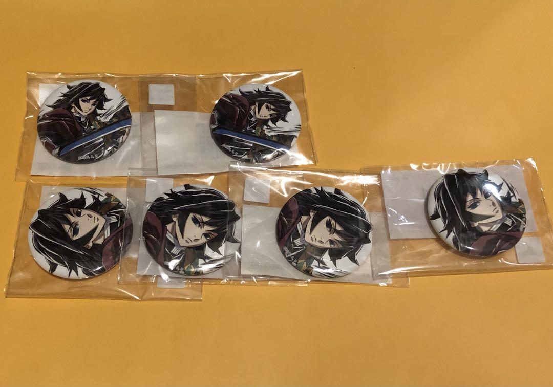 

[USED] Demon Slayer: Kimetsu no Yaiba ufotable Interlude Artbook Web Lottery Giyu Tomioka Can Badge C105