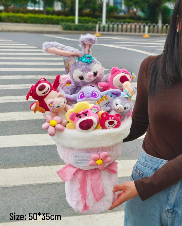 Valentine's Day Kitty Plush Bouquet: Perfect Gift for Girlfriend or Bestie