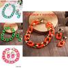 Trendy European Style Jewelry Set Featuring Flower Pattern And Geometric Design For Girls