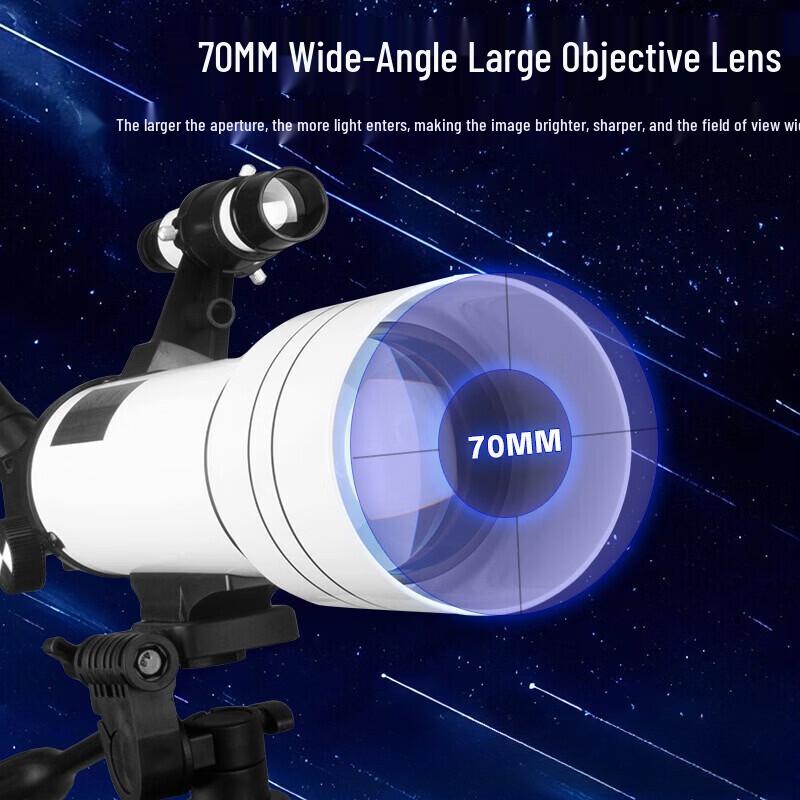 FEIRSH 70400 Entry-Level Refractor Astronomical Telescope