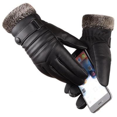 Guanti da uomo touch screen alla moda, per sport all'aria aperta, pesca, guida, antiscivolo, ciclismo, guanti invernali