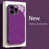 Purple White Line Art Doodle for coque iphone for iphone 17 case Fashion Case fundas Glass for iPhone 17 16 15 14 13 pm Pro Plus
