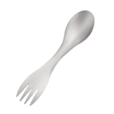 Camping 2-in-1 Gabel Löffel Spork Campingbesteck für Rucksacktouren Wanderungen Outdoor