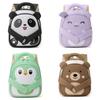 Kids Backpack With Bear Print For Preschoolers Nylon Breathable Lightweight