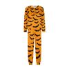 Family Matching Halloween Print Pajama Set with Button Neck for the Whole Family