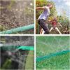 1Set 3/4.5/7.5/10/15m PVC Green Soaking Hose&16mm Joint Garden Lawn Micro-Irrigation Cooling Dust Removal Seepage Belt With Hole