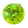 Soft TPR Fidgets Simulation Slush Apple Squeeze Toy, Glitter Stars And Sequins Decor, Stocking Stuffers for Kids Stress Relief Sensory Fidget